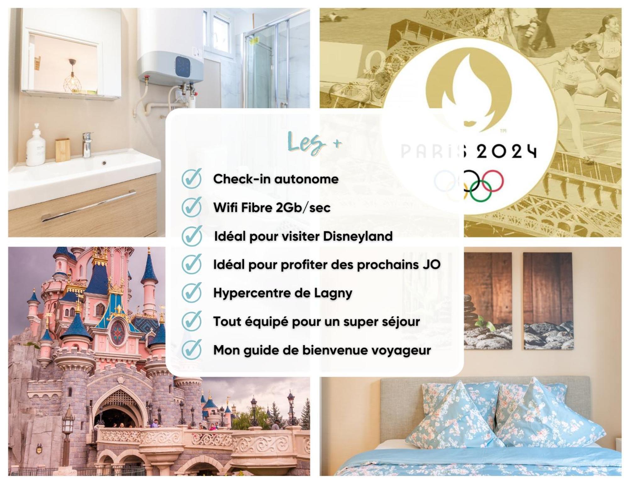 Sweethost - La Zen Room - Studio Proche Gare & Disneyland Lagny エクステリア 写真